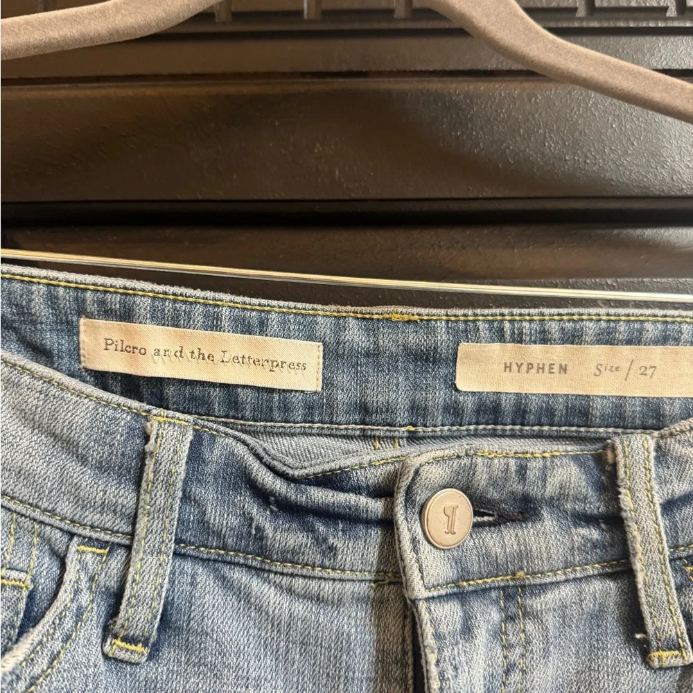 Anthropologie Women's Light Blue Jeans with Hem Details - Picture 7 of 10